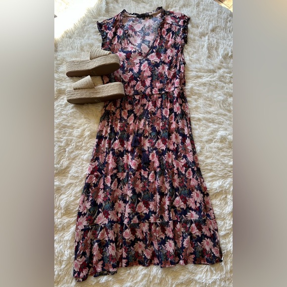 Sangria Dresses & Skirts - Sangria | Floral Midi Dress